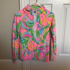 Lilly Pulitzer zip up sweatshirt